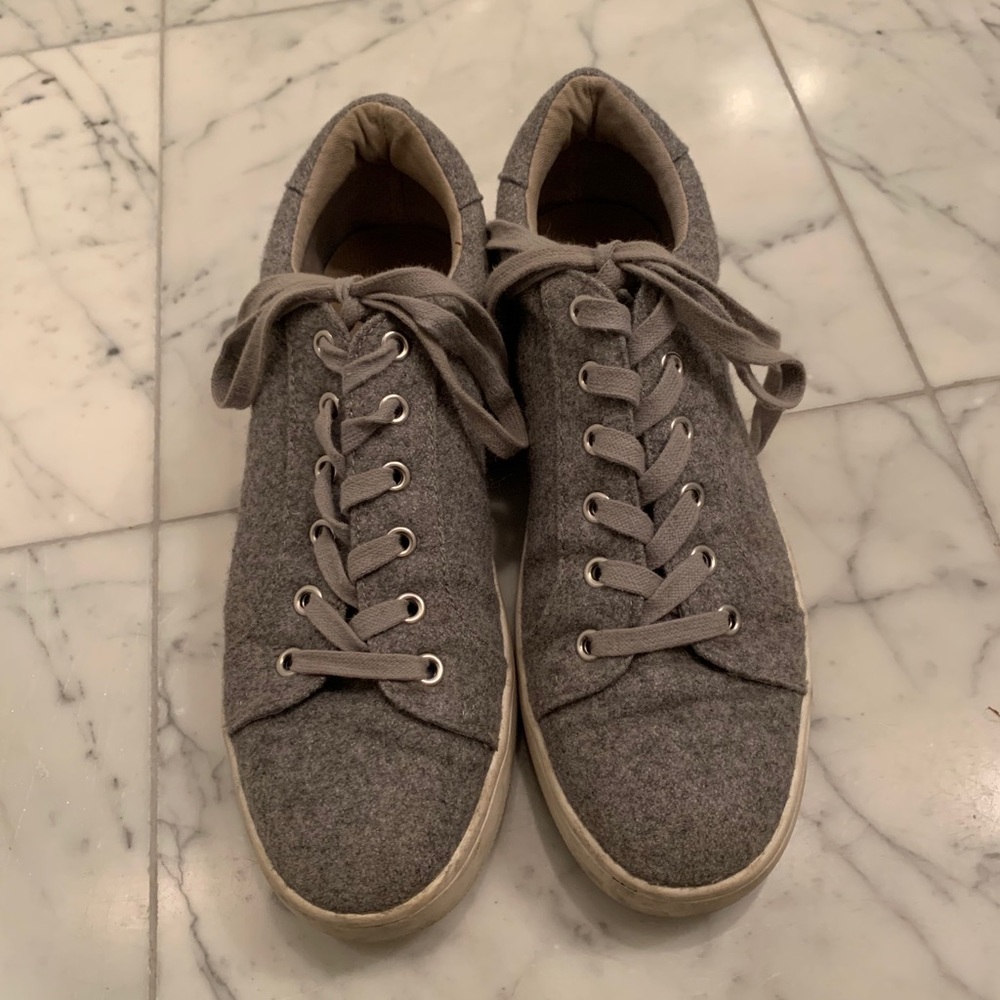 Steve Madden wool platform sneakers